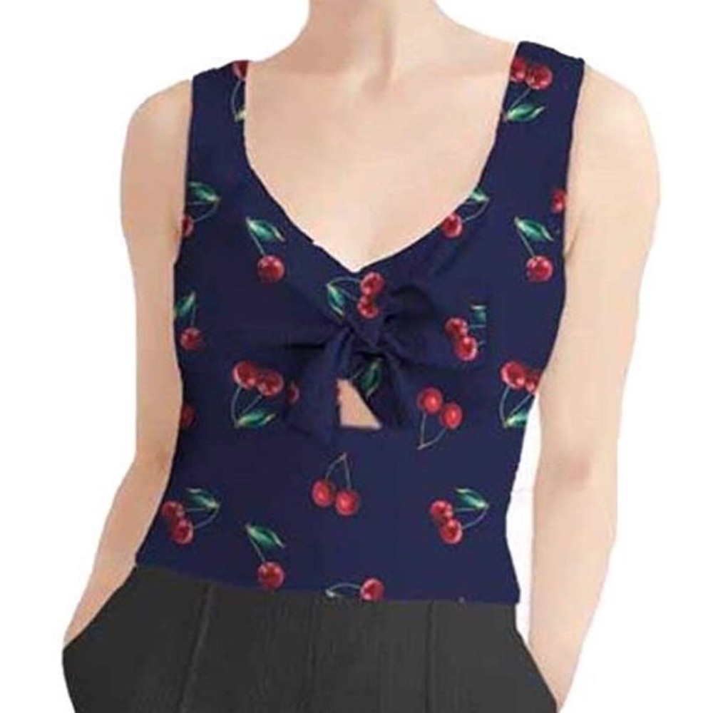 STELLA TWEED Fitted Sleeveless Top Size S